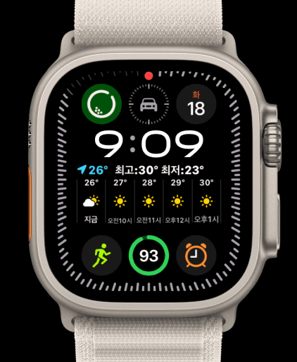 GolfCounter complication on the Apple Watch face
