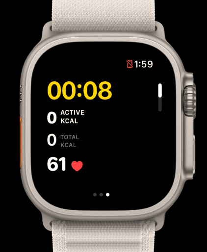 GolfCounter workout metrics on Apple Watch